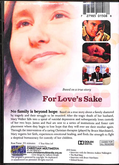 DVD FOR LOVE'S SAKE