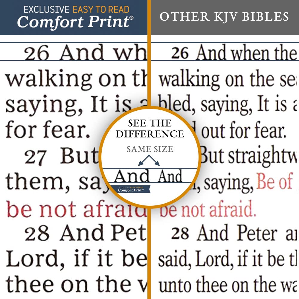B KJV REFERENCE BIBLE SUPER GIANT PRINT BLACK (RED LETTER EDITION)