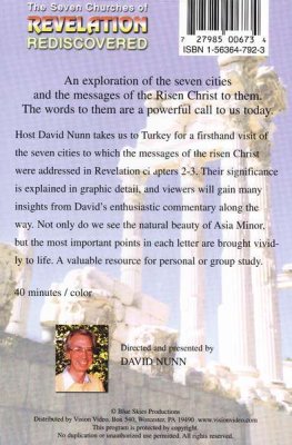 DVD SEVEN CHURCHES OF REVELATION REDISCOVERED THE