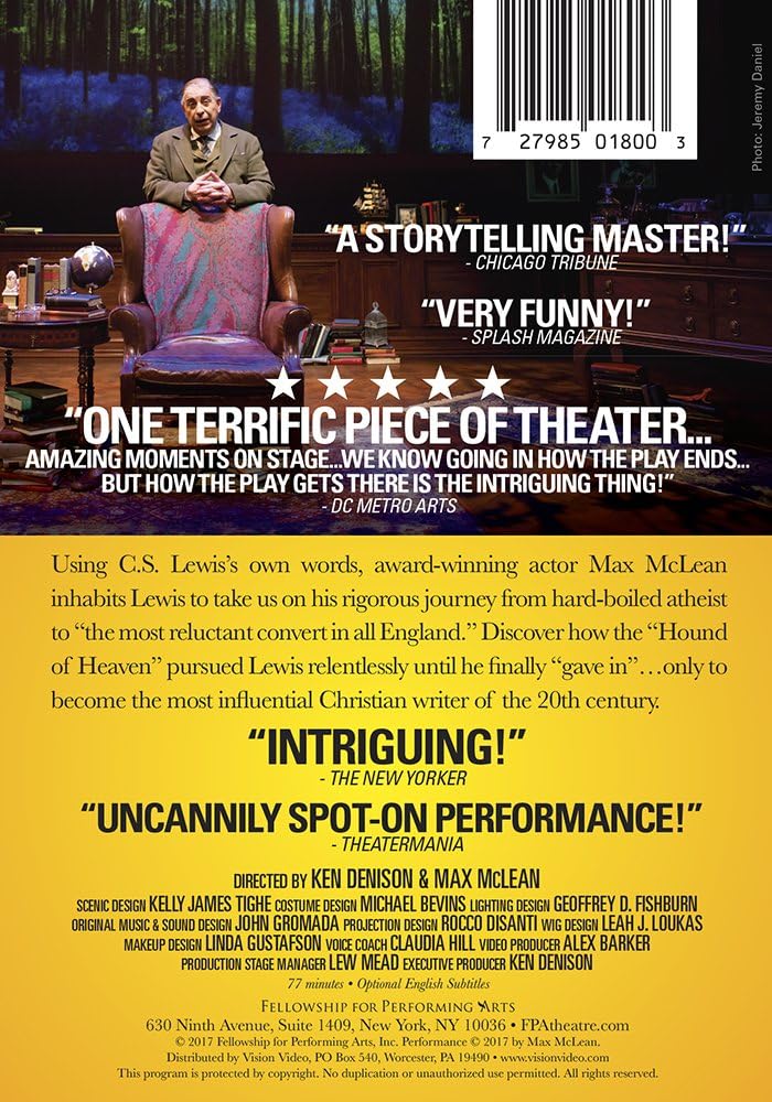 DVD C.S. LEWIS ON STAGE: THE MOST RELUCTANT CONVERT