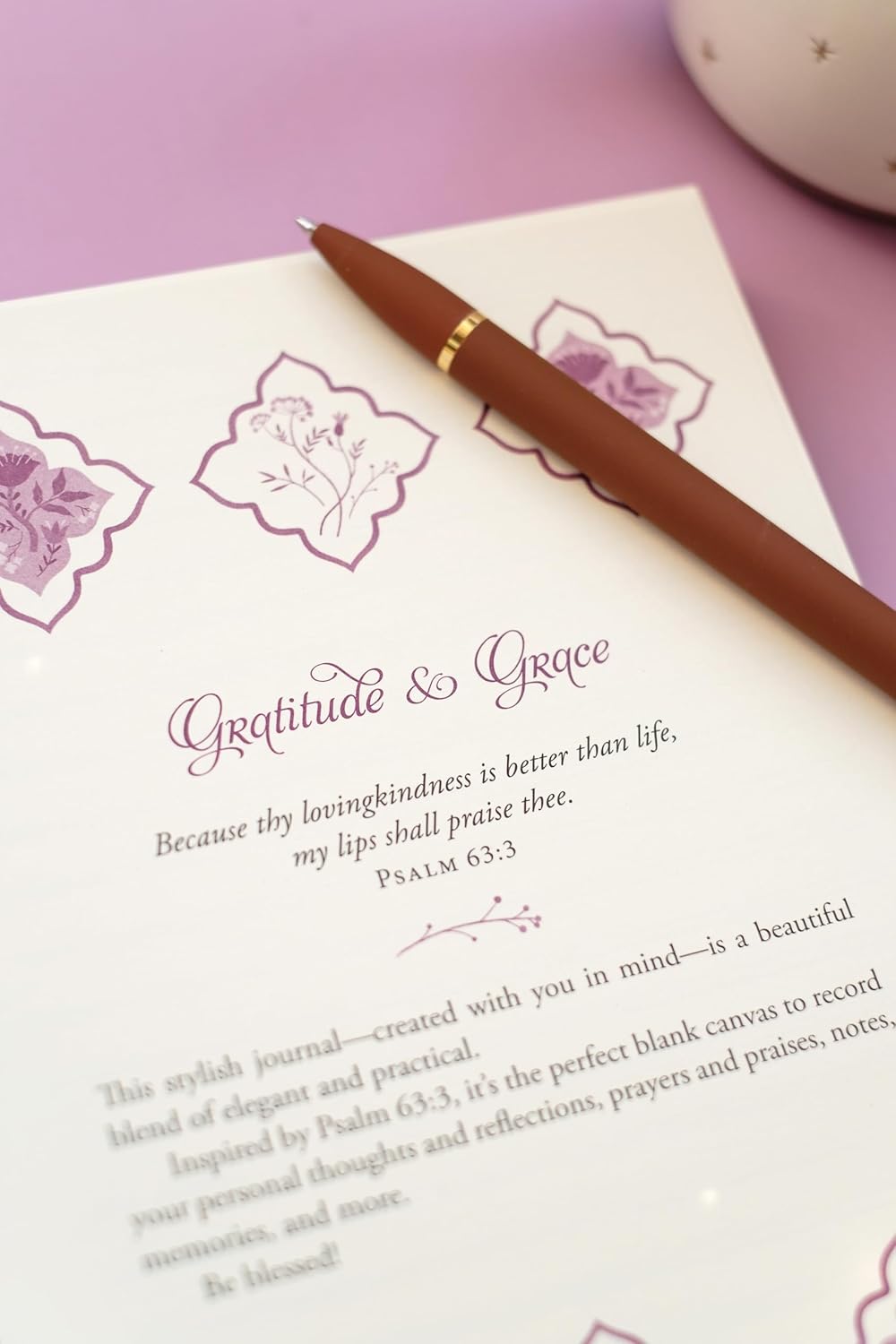 JOURNAL: THY LOVINGKINDNESS IS BETTER THAN LIFE: A GRATITUDE & GRACE JOURNAL