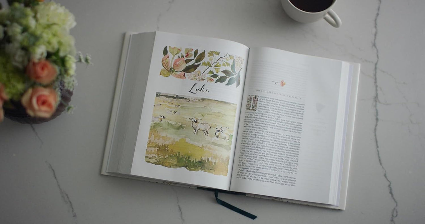 ESV GRACELACED BIBLE JOURNALING EDITION (ARTWORK BY RUTH CHOU SIMONS)