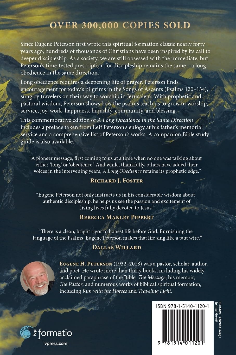 A LONG OBEDIENCE IN THE SAME DIRECTION: DISCIPLESHIP IN AN INSTANT SOCIETY