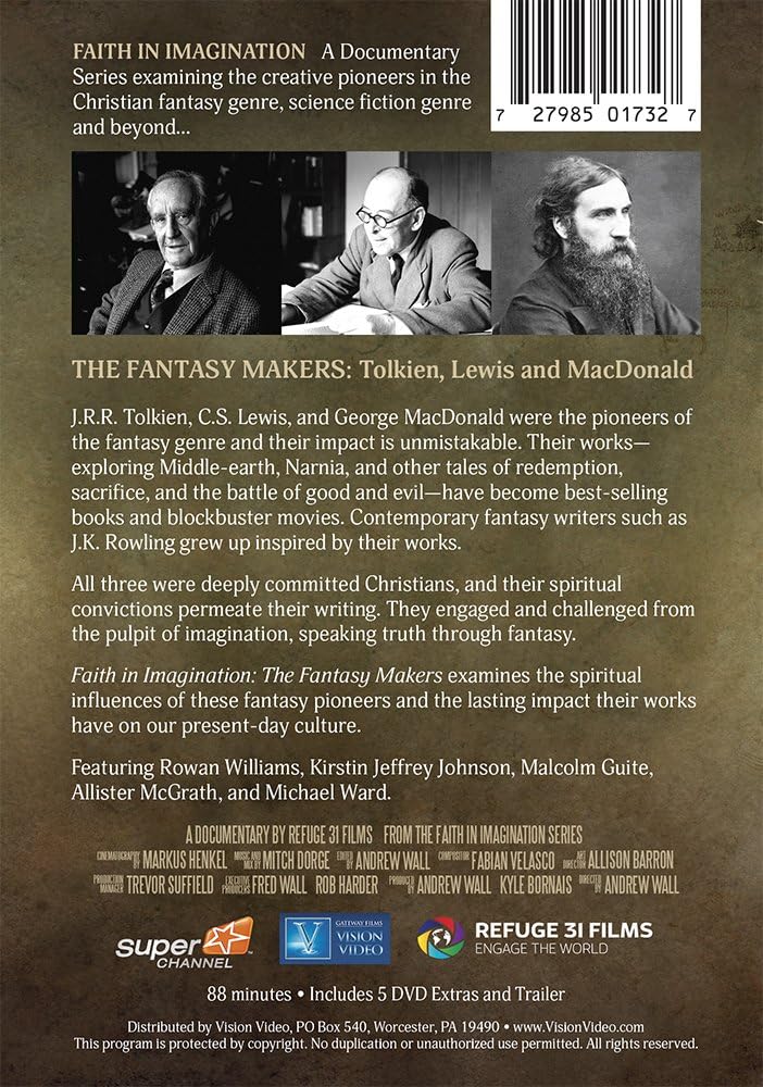 DVD FANTASY MAKERS THE: FAITH IN IMAGINATION - TOLKIEN LEWIS AND MACDONALD