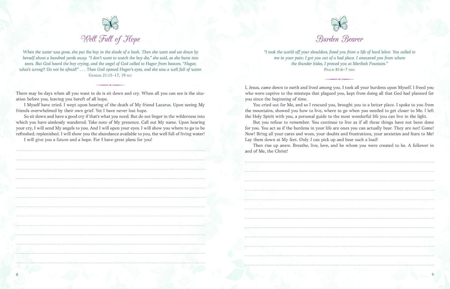 When Jesus Speaks to An Anxious Heart: Devotional Journal