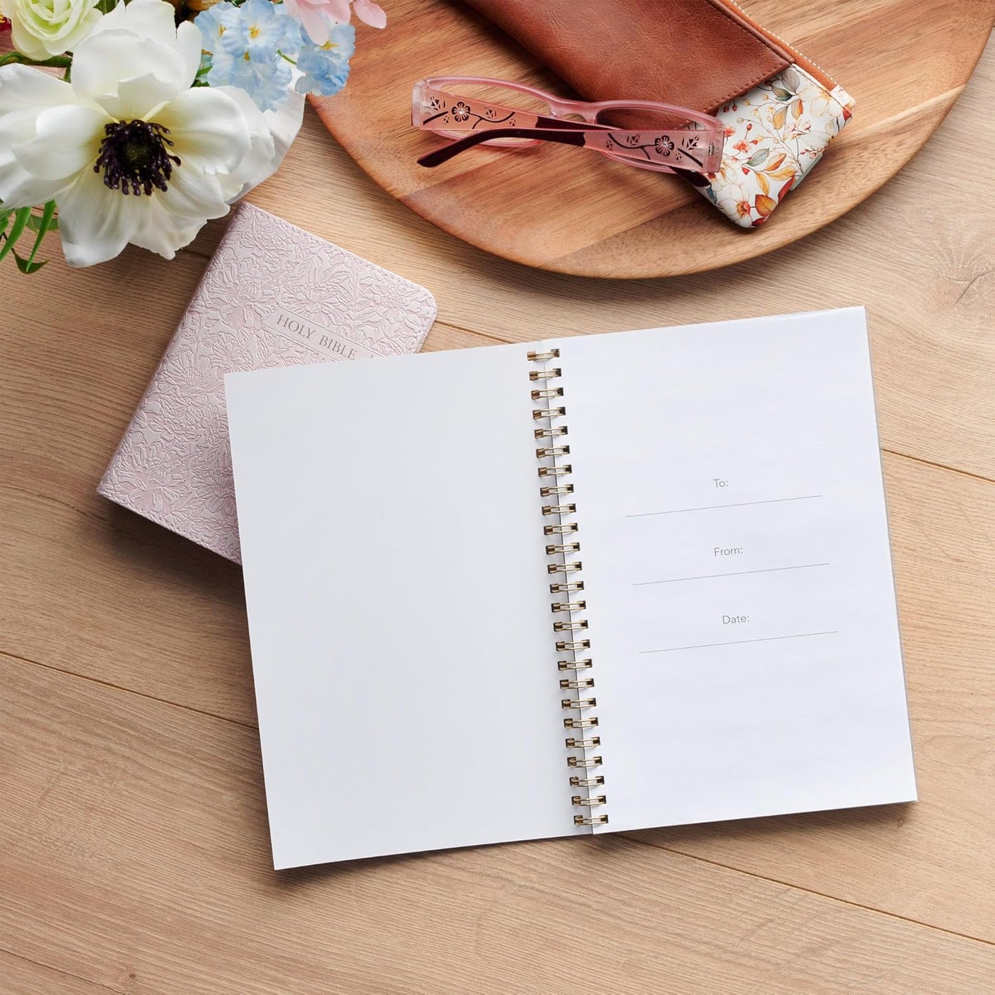 NOTEBOOK (GRACE TAUPE WILDFLOWER COLLECTION)