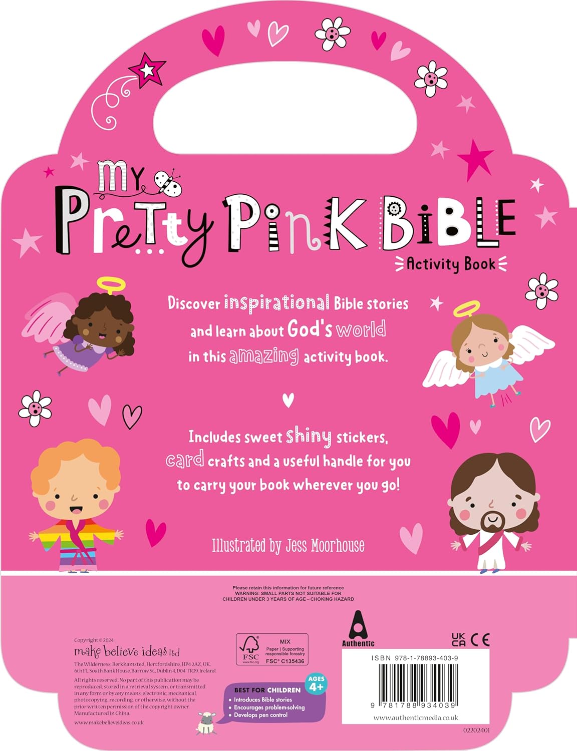 MY PRETTY PINK BIBLE ACTIVITY BOOK