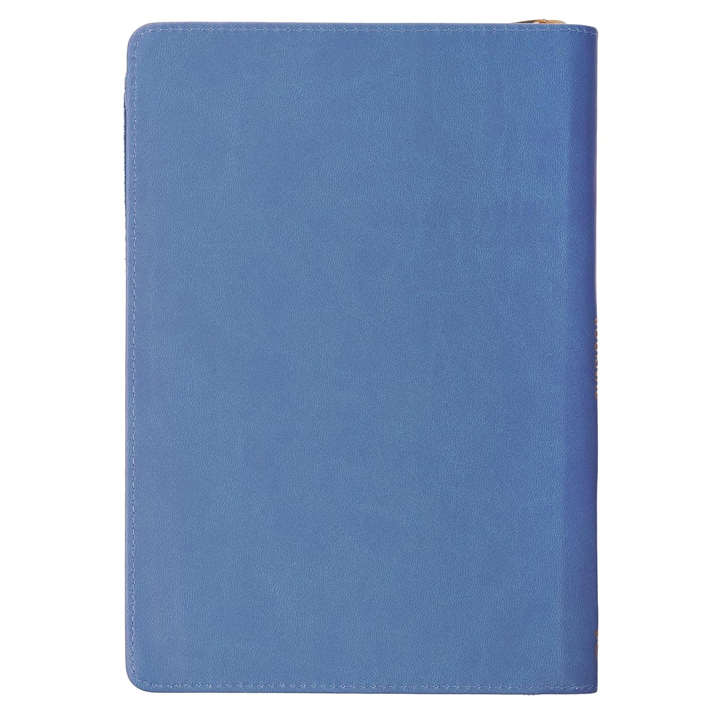 JOURNAL ZIPPERED: LOVE (JOHN 3:16) BLUE (CHECKERED FLORAL COLLECTION)