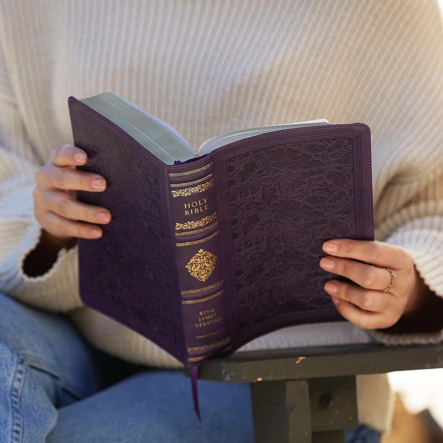B KJV SOVEREIGN COLLECTION BIBLE PERSONAL SIZE PURPLE (RED LETTER EDITION)