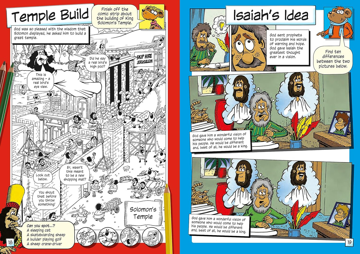 THE LION KIDS BIBLE COMIC ACTIVITY BOOK