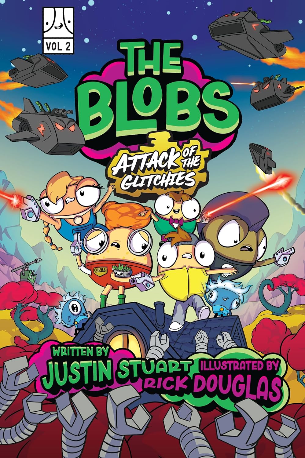 ATTACK OF THE GLITCHIES (#02 IN THE BLOBS SERIES GRAPHIC NOVEL)