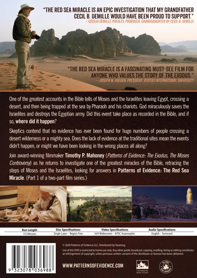 DVD PATTERNS OF EVIDENCE: THE RED SEA MIRACLE