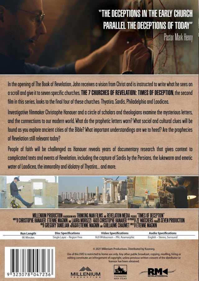 DVD 7 CHURCHES OF REVELATION THE: TIMES OF DECEPTION