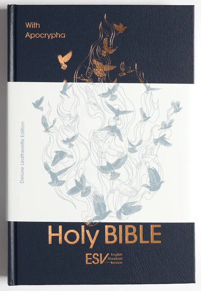 ESV-CE HOLY BIBLE DELUXE MIDNIGHT BLUE EDITION WITH APOCRYPHA