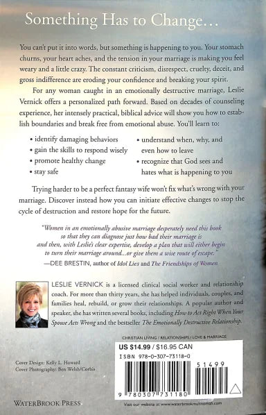 EMOTIONALLY DESTRUCTIVE MARRIAGE THE