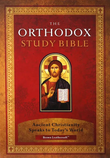 NKJV ORTHODOX STUDY BIBLE BROWN (BLACK LETTER EDITION)