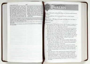 NKJV ORTHODOX STUDY BIBLE BROWN (BLACK LETTER EDITION)
