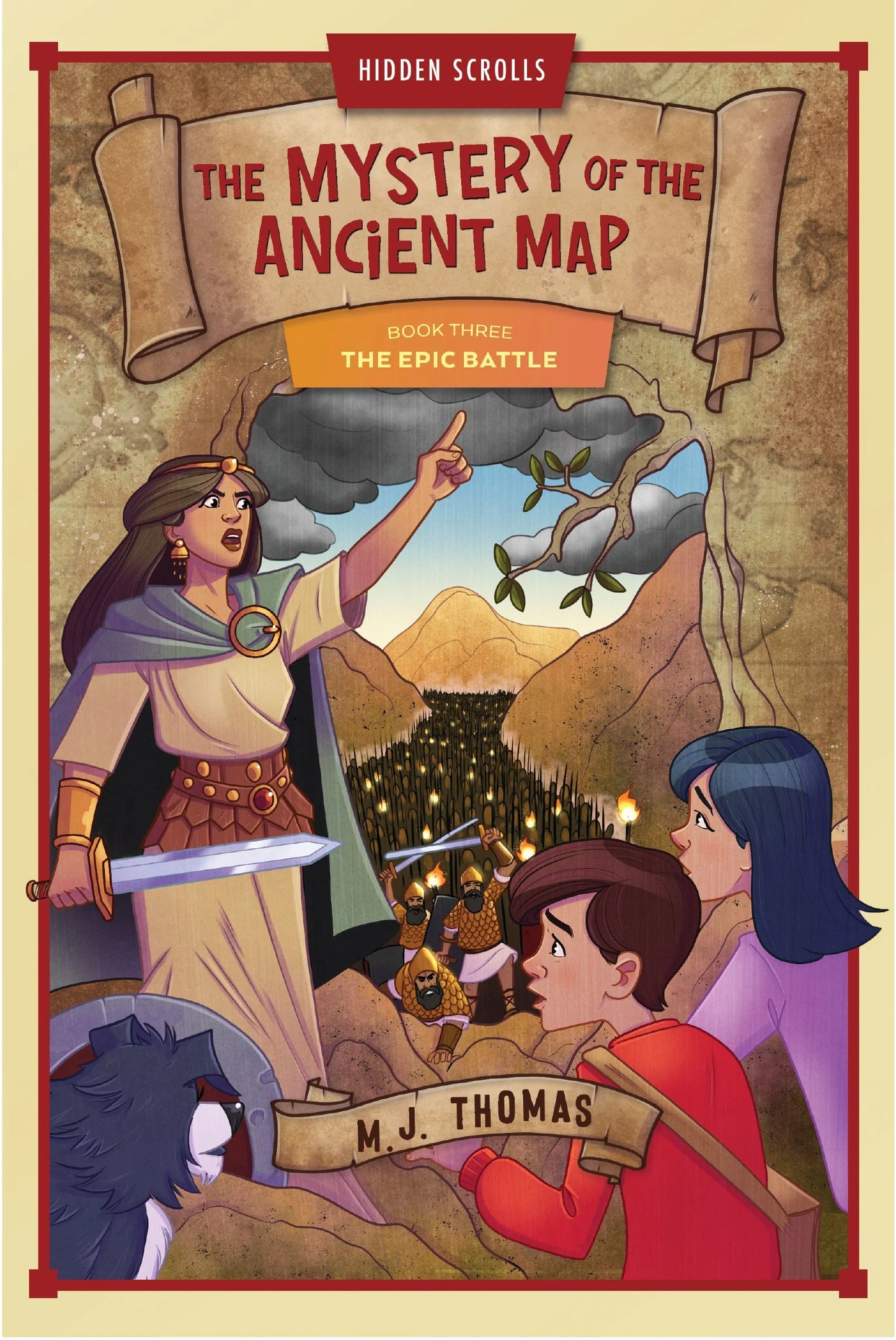 THE EPIC BATTLE (#03 IN HIDDEN SCROLLS: THE MYSTERY OF THE ANCIENT MAP SERIES)