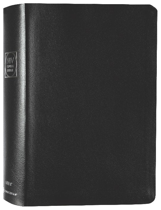 B NIV STUDY BIBLE BLACK (RED LETTER EDITION) FULLY REVISED EDITION (2020)