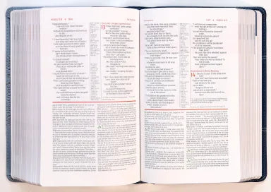 B NIV STUDY BIBLE PERSONAL SIZE NAVY/BLUE (RED LETTER EDITION) FULLY REVISED EDITION (2020)