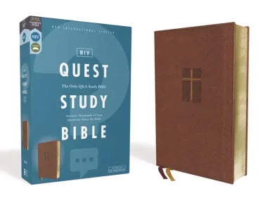 B NIV QUEST STUDY BIBLE BROWN