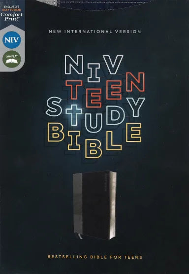 B NIV TEEN STUDY BIBLE BLUE COMFORT PRINT