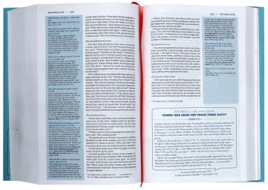 NIV QUEST STUDY BIBLE FOR TEENS CORAL
