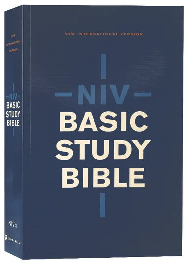 B NIV BASIC STUDY BIBLE ECONOMY EDITION BLUE (RED LETTER EDITION)