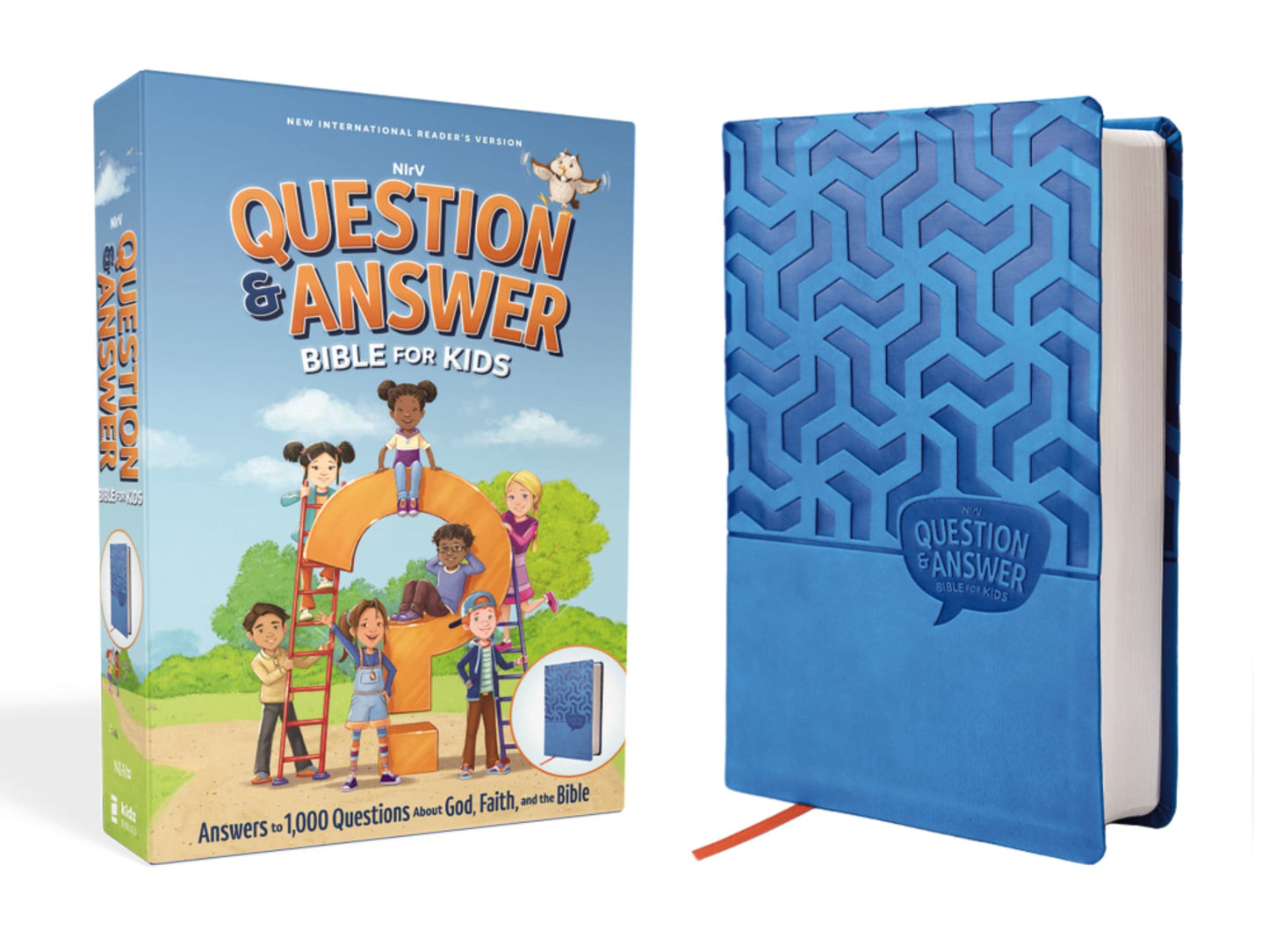 B NIRV QUESTION AND ANSWER BIBLE FOR KIDS BLUE