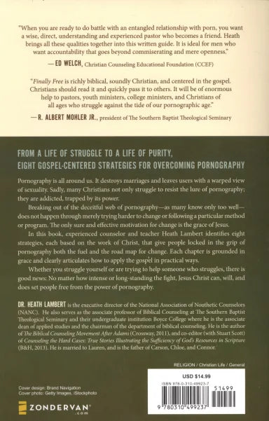 FINALLY FREE: FIGHTING FOR PURITY WITH THE POWER OF GRACE