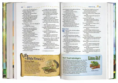 B NIV ADVENTURE BIBLE GRAY BLUE CLIP CLOSURE (BLACK LETTER EDITION)