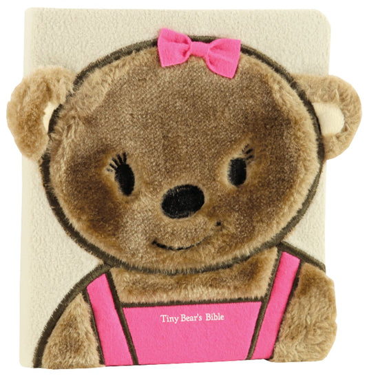 TINY BEAR'S BIBLE (FAUX-FUR) PINK
