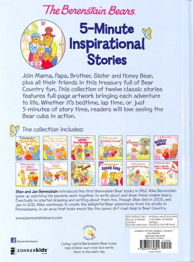 5-MINUTE INSPIRATIONAL STORIES (THE BERENSTAIN BEARS SERIES)