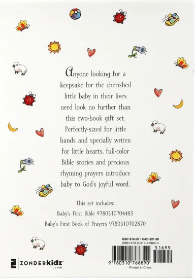 BABY'S FIRST BIBLE AND BOOK OF PRAYERS (2 BOOK GIFT SET)