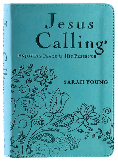 JESUS CALLING DELUXE EDITION TEAL COVER