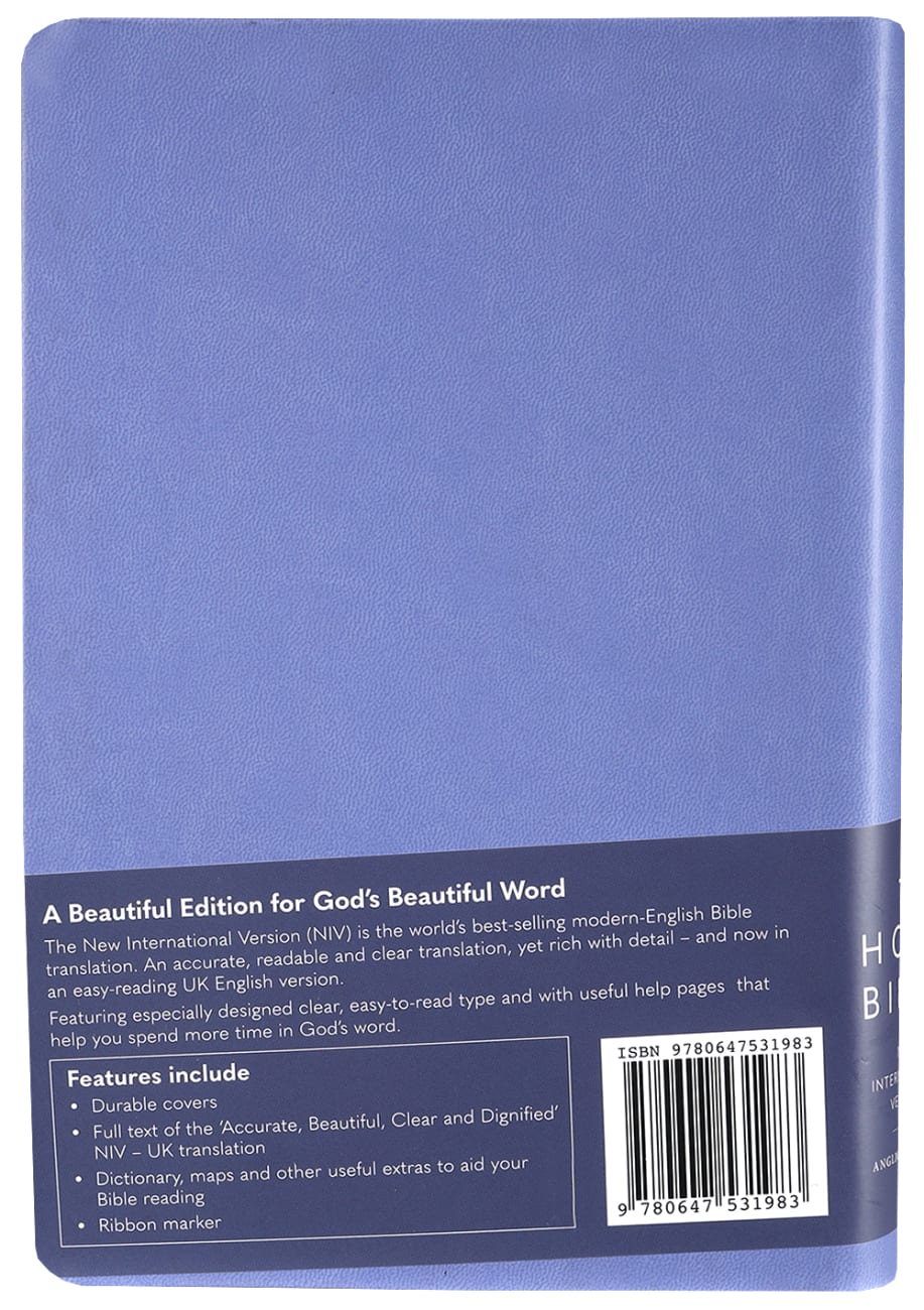 B NIV SLIMLINE BIBLE BLUE LAVENDER (BLACK LETTER EDITION)(ANGLICISED TEXT)