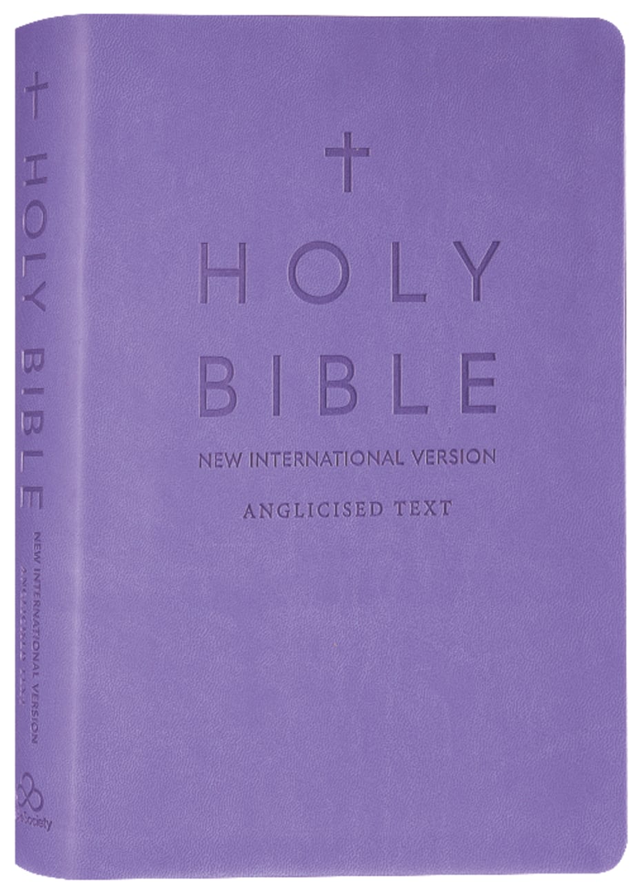 B NIV SLIMLINE BIBLE BLUE LAVENDER (BLACK LETTER EDITION)(ANGLICISED TEXT)