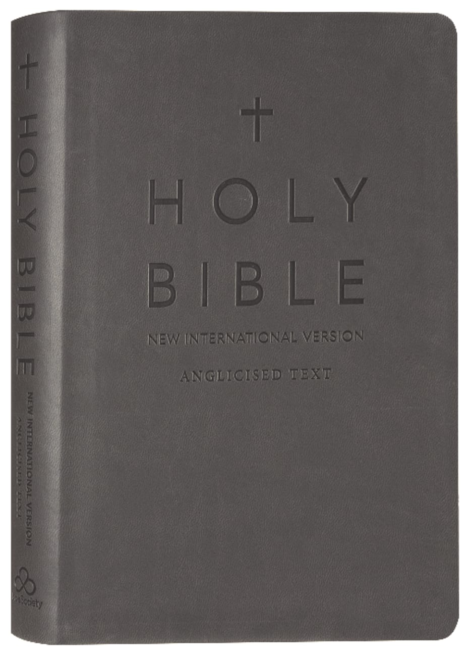 B NIV SLIMLINE BIBLE CHARCOAL (BLACK LETTER EDITION)(ANGLICISED TEXT)