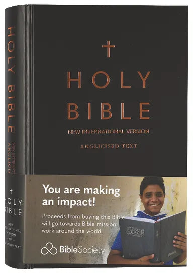 B NIV SLIMLINE BIBLE BLACK (BLACK LETTER EDITION)(ANGLICISED TEXT)