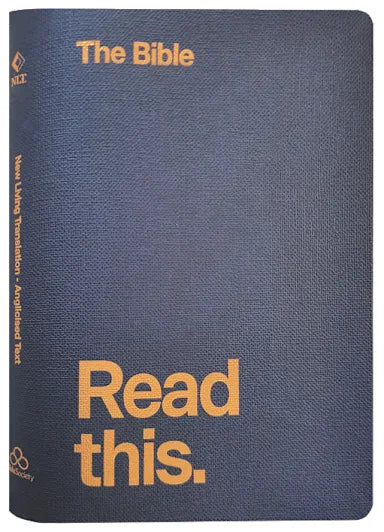 NLT READ THIS BIBLE (ANGLICISED) ROYAL BLUE