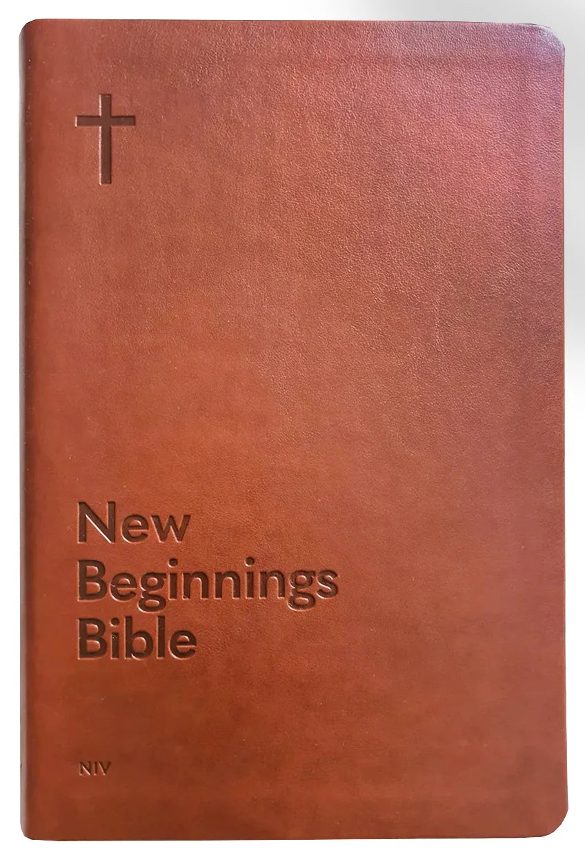 NIV NEW BEGINNINGS BIBLE CLASSIC BROWN