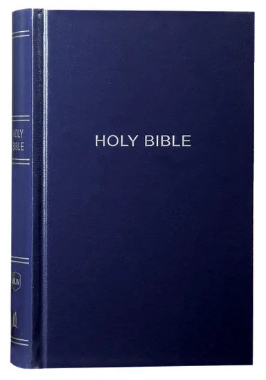 B NKJV PEW BIBLE LARGE PRINT BLUE (RED LETTER EDITION)
