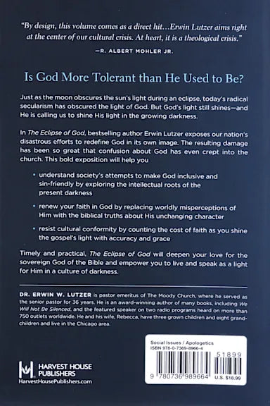 THE ECLIPSE OF GOD: OUR NATION'S DISASTROUS SEARCH FOR A MORE INCLUSIVE DEITY (AND WHAT WE MUST DO ABOUT IT)