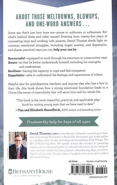 RAISING EMOTIONALLY STRONG BOYS: TOOLS YOUR SON CAN BUILD ON FOR LIFE