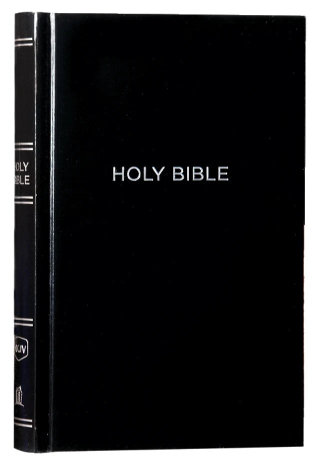 B NKJV PEW BIBLE BLACK (RED LETTER EDITION)