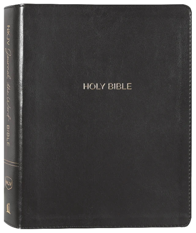 B NKJV JOURNAL THE WORD BIBLE BLACK (RED LETTER EDITION)