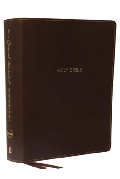 B NKJV JOURNAL THE WORD REFERENCE BIBLE BROWN (RED LETTER EDITION)