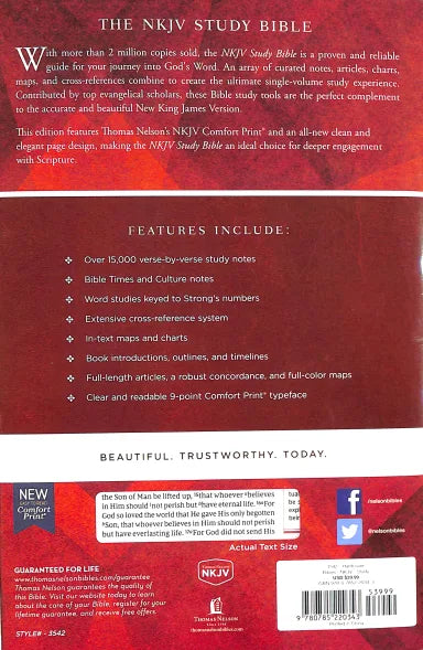 B NKJV STUDY BIBLE (BLACK LETTER EDITION)