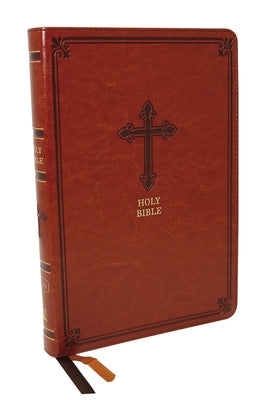 KJV THINLINE BIBLE BROWN (RED LETTER EDITION)