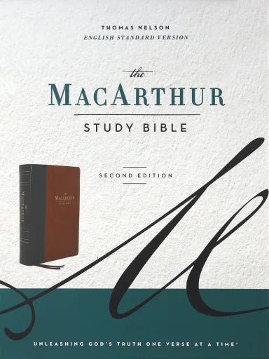 B ESV MACARTHUR STUDY BIBLE 2ND EDITION BROWN (BLACK LETTER EDITION)